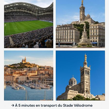 Massilia Mood ,Centre, Stade Velodrome, La Timone, La Conception , Wifi Gratuite Marseille Extérieur photo